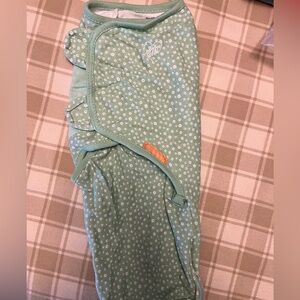 SwaddleMe White and Blue Baby Swaddle